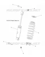SUSPENSION, AMORTISSEUR AVANT