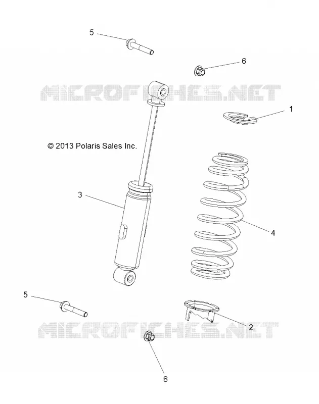 SUSPENSION, AMORTISSEUR AVANT