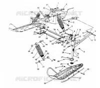 SUSPENSION AVANT AND SKI 600 XCR 0951676 (4929132913B002)