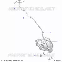 SYSTÃˆME DE TRANSMISSION, GEARCASE MOUNTING, FRONT