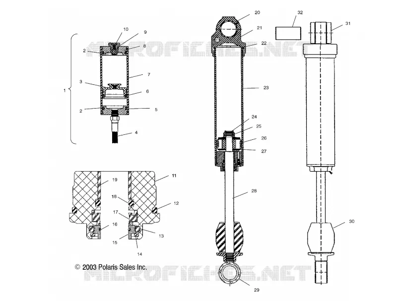 AMORTISSEUR (REAR TRACK)(M-10 ACE)