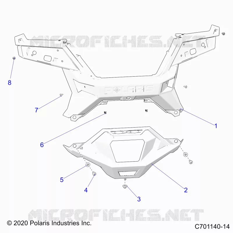 CARROSSERIE ARRIERE BUMPER