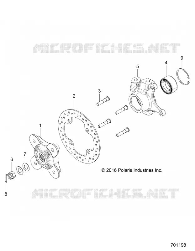 SUSPENSION AVANT CARRIER- Z17VFE99NM (701198)