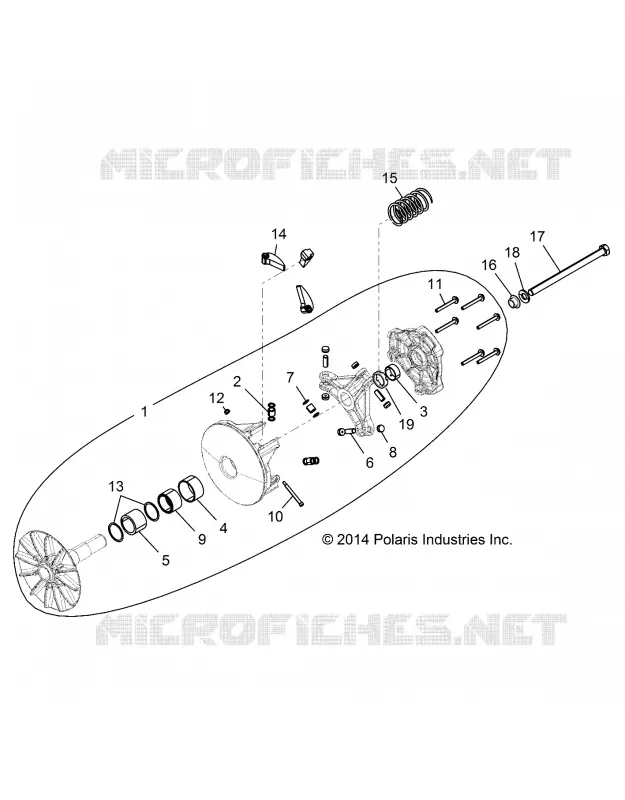 SYSTÈME DE TRANSMISSION, PRIMARY CLUTCH