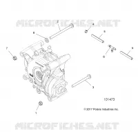 SYSTÈME DE TRANSMISSION, GEARCASE MOUNTING, REAR