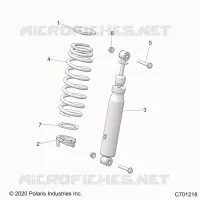SUSPENSION, AMORTISSEUR AVANT MOUNTING