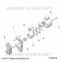 FREIN ARRIERE CALIPER