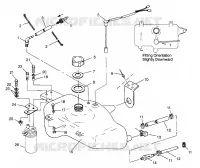 RESERVOIR D'HUILE SL 700 B964066 and Intl. SL 700 I964066 (4935633563A012)