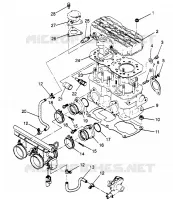 CYLINDRE 500 EFI SKS 0962574, 500 EFI RMK 0962974, AND EUROPEAN 500 EFI SKS (4931983198C009)