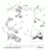 SYSTÃˆME D'ALIMENTATION, RAIL, LINES AND THROTTLE BODY