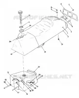 SIEGE/RESERVOIR ASSEMBLY 440 XCR (4921352135003A)