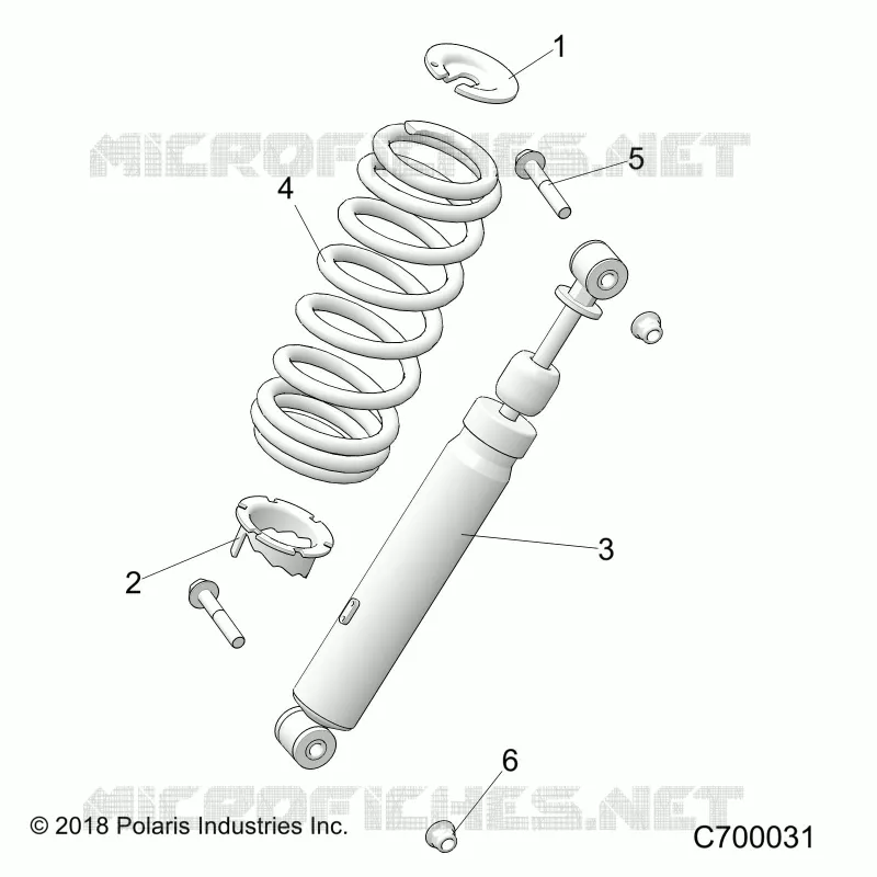 SUSPENSION, AMORTISSEUR AVANT MOUNTING
