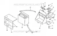 SUPPORT BATTERIE ASSEMBLY RXL/0930768 and RXL SKS/0930568 (4922992299028A)
