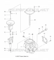 MOTEUR, CARBURATEUR, UPPER