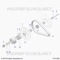 SYSTÃˆME DE TRANSMISSION, SECONDARY CLUTCH