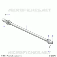 SYSTÃˆME DE TRANSMISSION, PROP SHAFT, FRONT