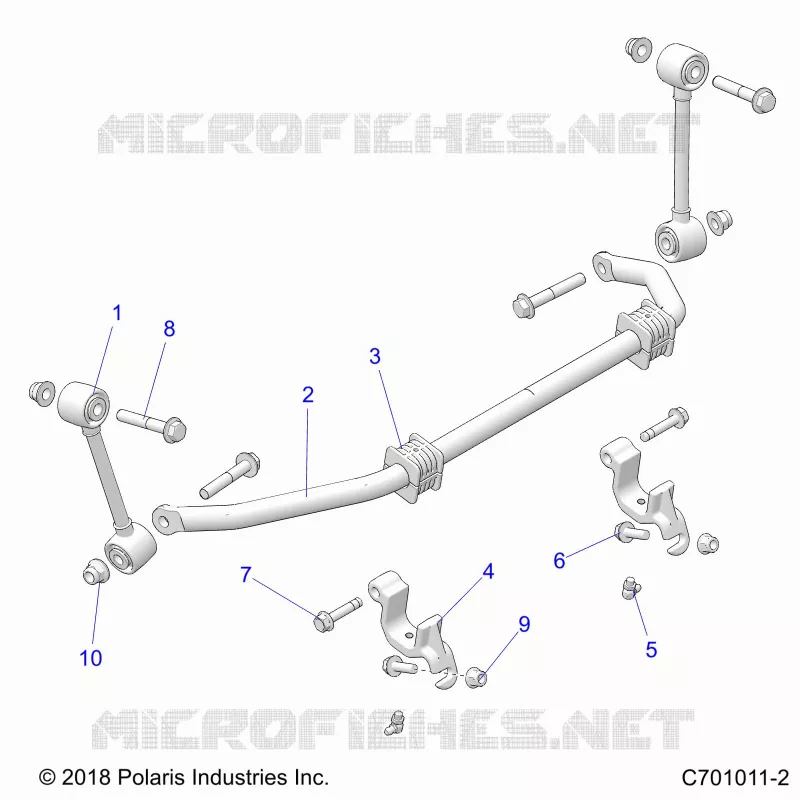 SUSPENSION, FRONT, BARRE STABILISATRICE