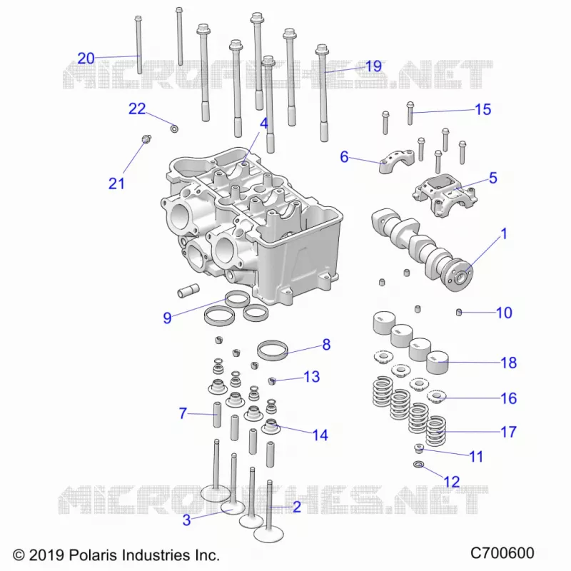 ENGINE, CULASSE AND VALVES