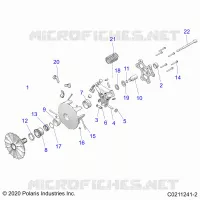 SYSTÃˆME DE TRANSMISSION, PRIMARY CLUTCH