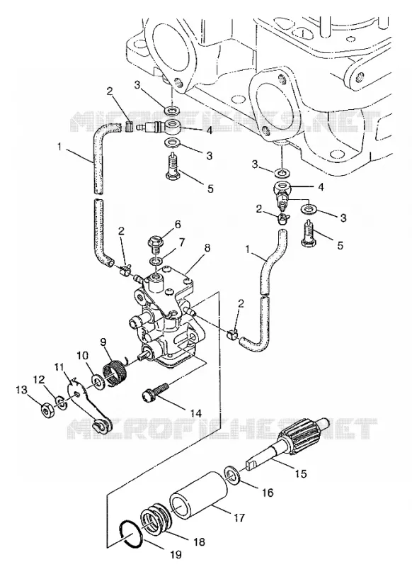 POMPE A HUILE WIDETRAK LX 0972065 and  EUROPEAN WIDETRAK LX E972065 (4938223822C013)