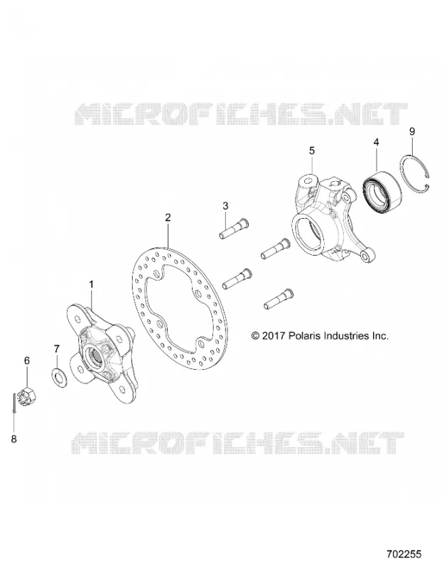 SUSPENSION AVANT CARRIER- Z18VDE99AK/AW/AJ/BJ/BK/BW/LW/K99AK/BK/M99AL/R99AL/BL (702255)