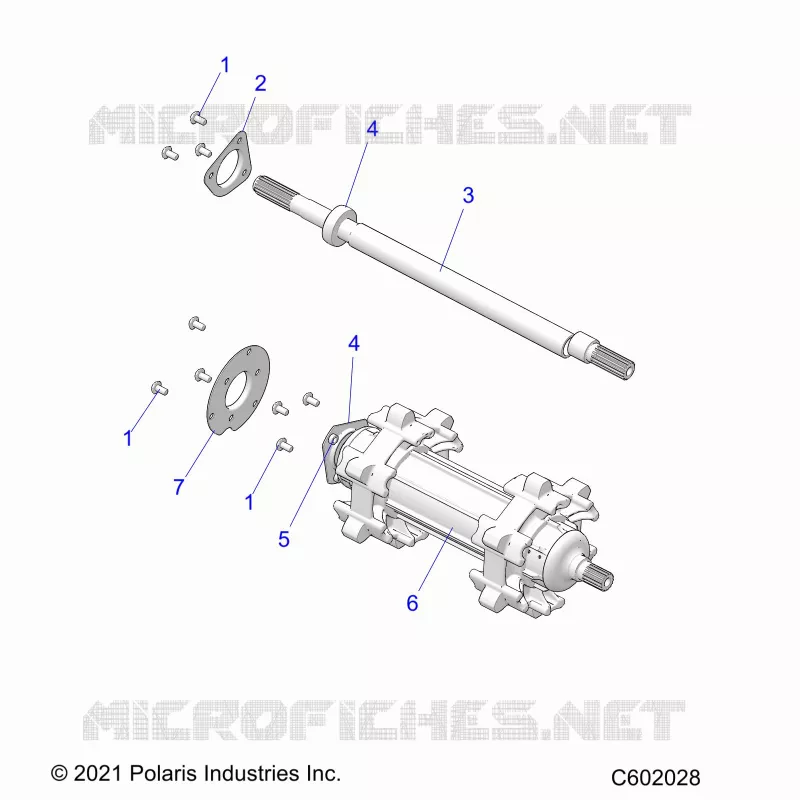 DRIVE TRAIN, JACKSHAFT AND ARBRE DE TRANSMISSION