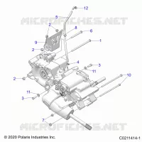 SYSTÃˆME DE TRANSMISSION, MAIN GEARCASE MOUNTING