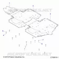 CHASSIS, SKID PLATES