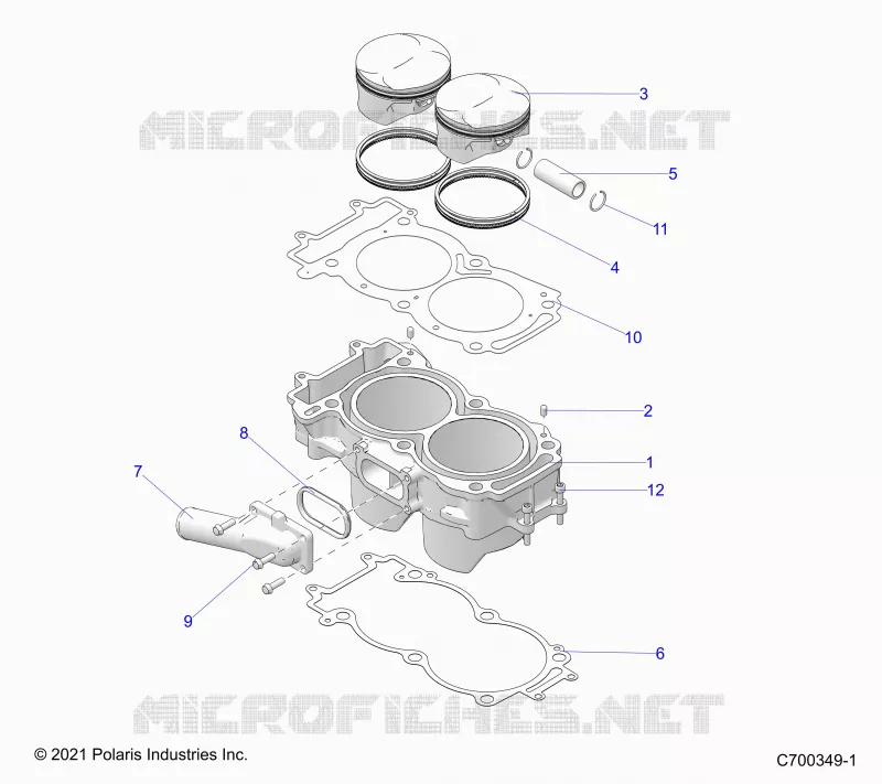 CYLINDRE AND PISTON