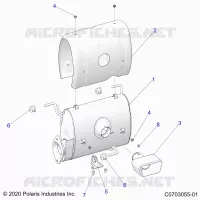 ENGINE, ECHAPPEMENT, SILENCER AND RELATED