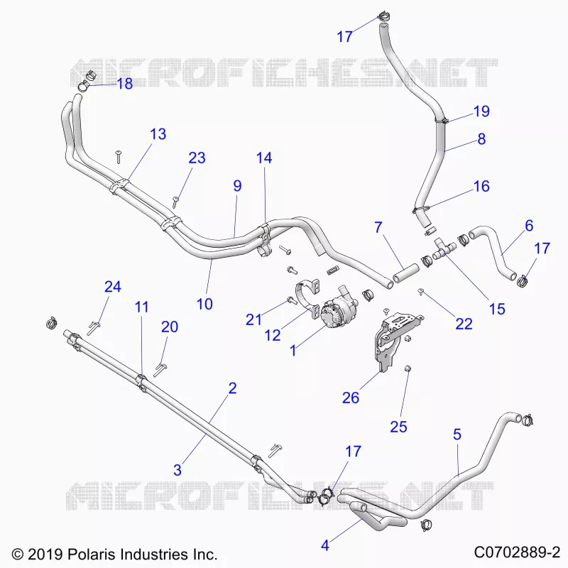 REFROIDISSEMENT ROUTING MANIFOLD