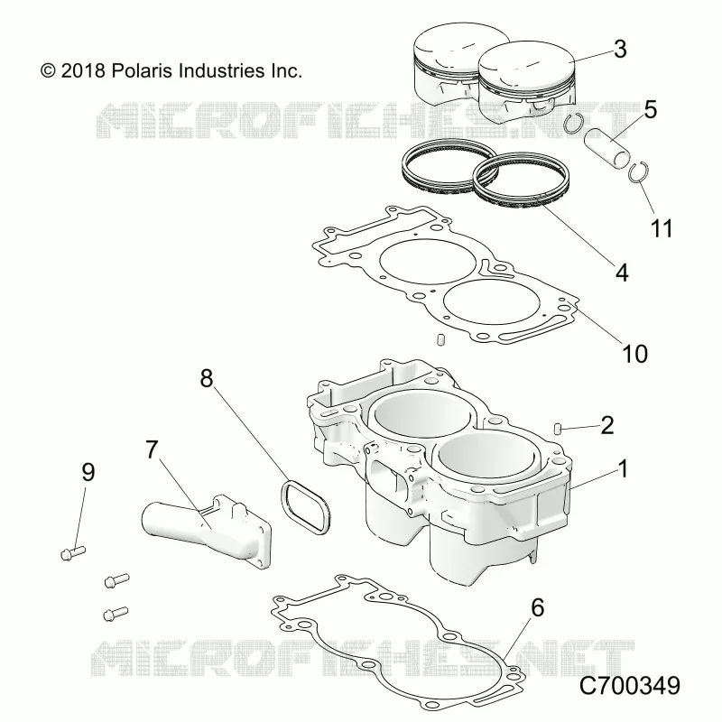 CYLINDRE AND PISTON