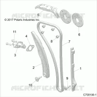 CHAINE DE DISTRIBUTION AND TENSIONER