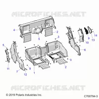 CARROSSERIE ARRIERE CLOSEOFF AND FENDERS