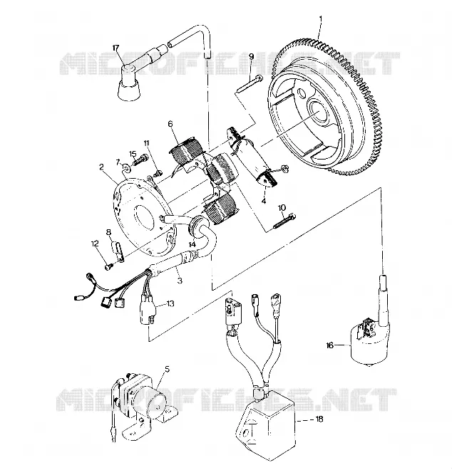 STATOR ASSEMBLY 250 6x6 / W928727 (4922842284048A)