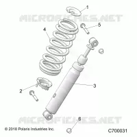 SUSPENSION, AMORTISSEUR AVANT MOUNTING