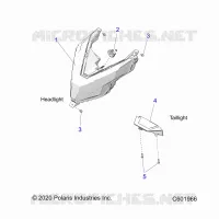 ELECTRICITE, HEADLIGHT AND TAILLIGHT
