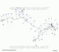 BRAKES, LINES AND MAITRE CYLINDRE
