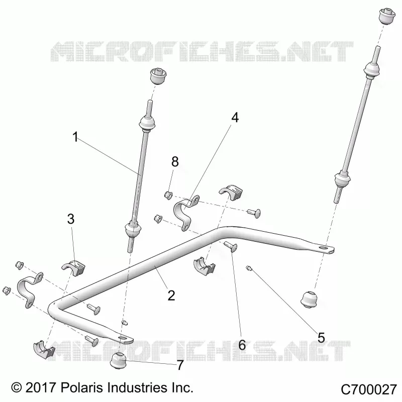SUSPENSION, REAR BARRE STABILISATRICE