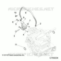 DRIVE TRAIN, MAIN SUPPORT PONT