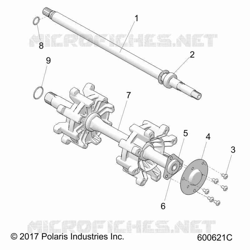 DRIVE TRAIN, JACKSHAFT AND DRIVESHAFT