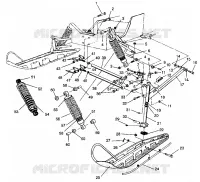 SUSPENSION AVANT AND SKI RXL 0940768 AND RXL TOURING 0940869 (4925062506011A)