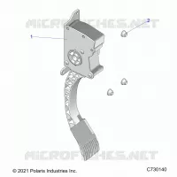 ENGINE, PEDALE D'ACCELERATEUR