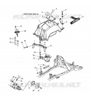 CARBURANT TANK AND CARBURATEUR MOUNTING