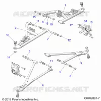 SUSPENSION AVANT CONTROL ARMS