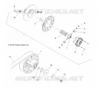 SYSTÈME DE TRANSMISSION, SECONDARY CLUTCH