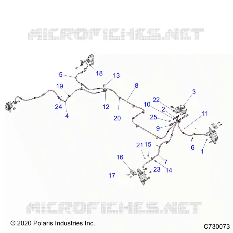 BRAKES, BRAKE LINES AND MAITRE CYLINDRE