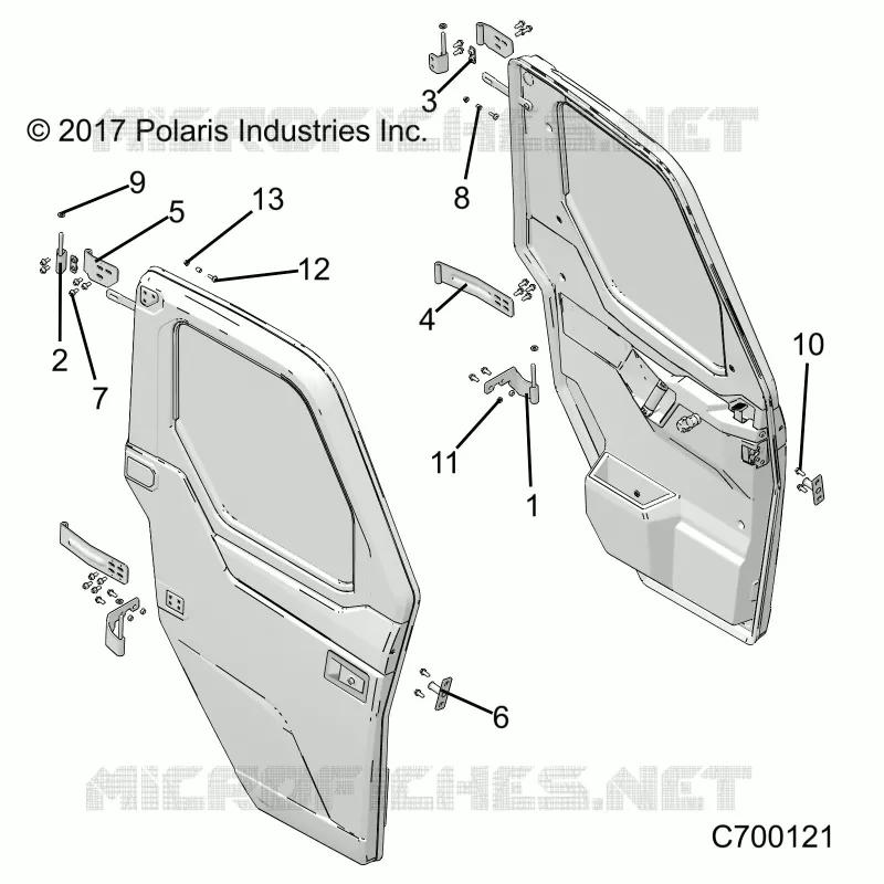 PORTES, FULL, MOUNTING
