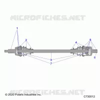 SYSTÃˆME DE TRANSMISSION, FRONT HALF SHAFT