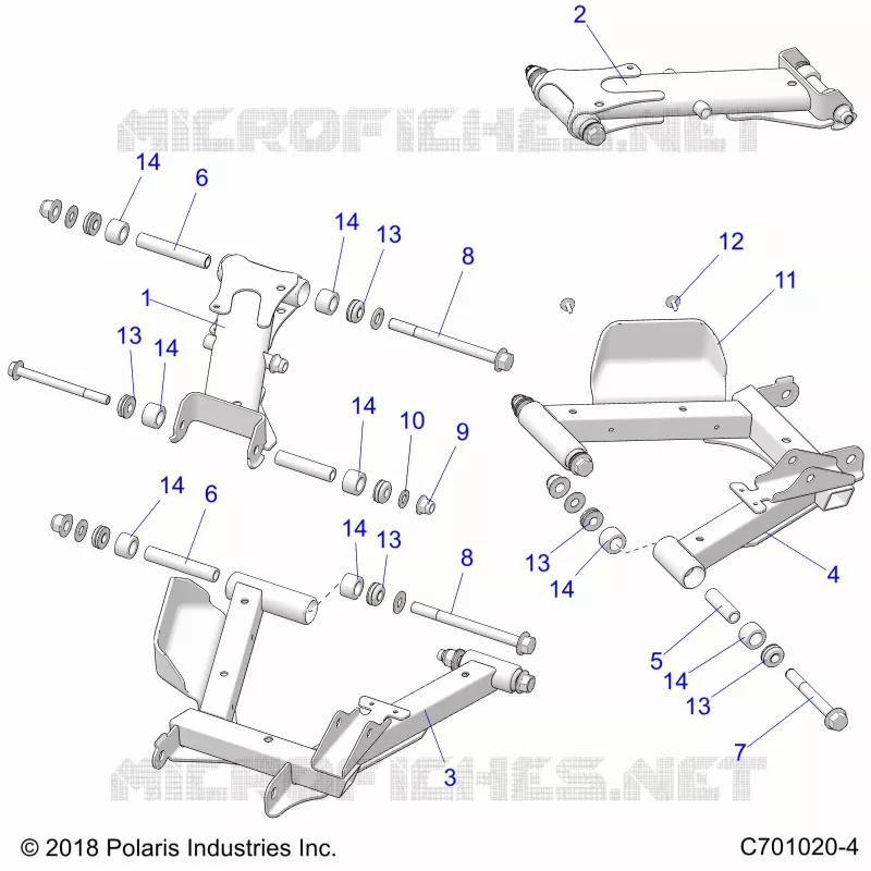 SUSPENSION ARRIERE CONTROL ARMS